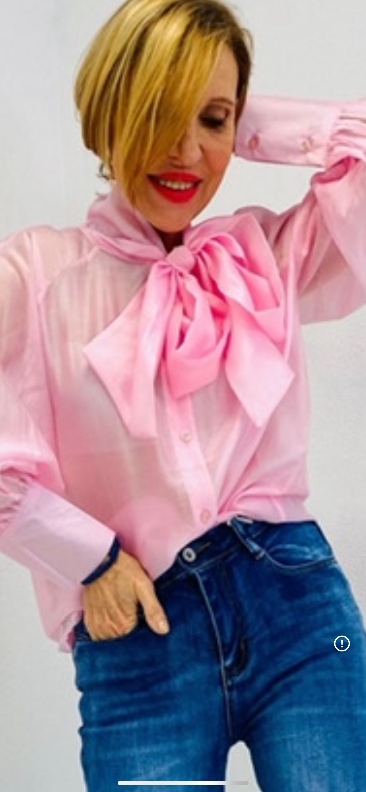 Chemise modèle Cherry, rose
