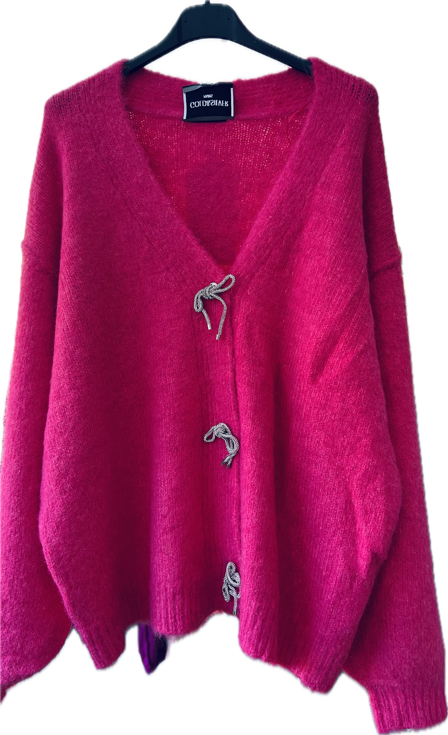 Gilet modele Bijoux, fushia