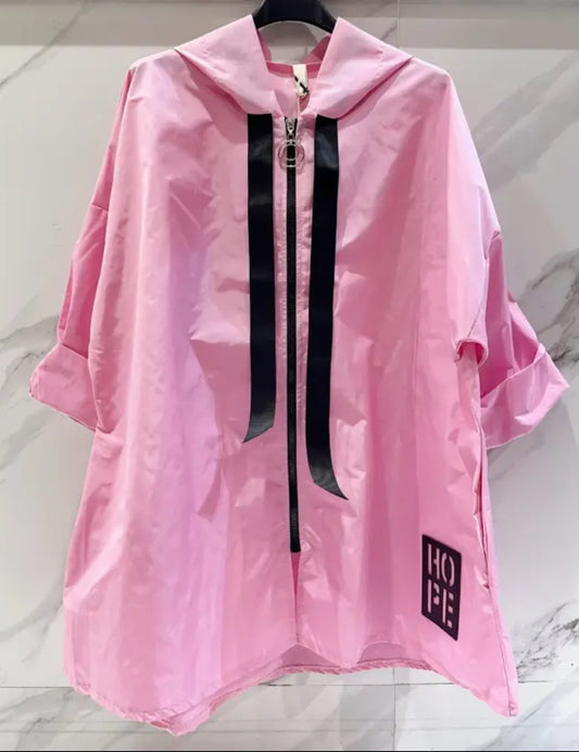 A001 - Imperméable rose modèle Hope