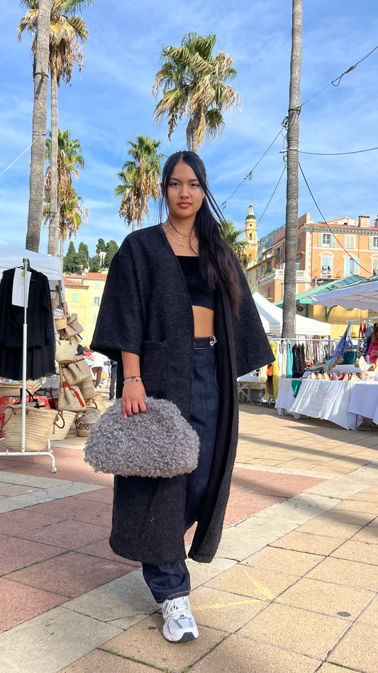 Manteau modèle kimono