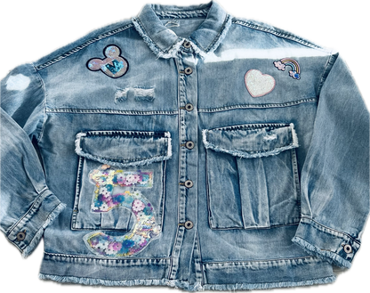 V007 - Veste Denim modèle Drake