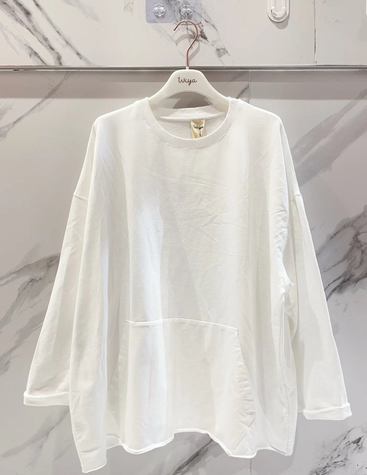 T006 - T-shirt modèle Unika, blanc