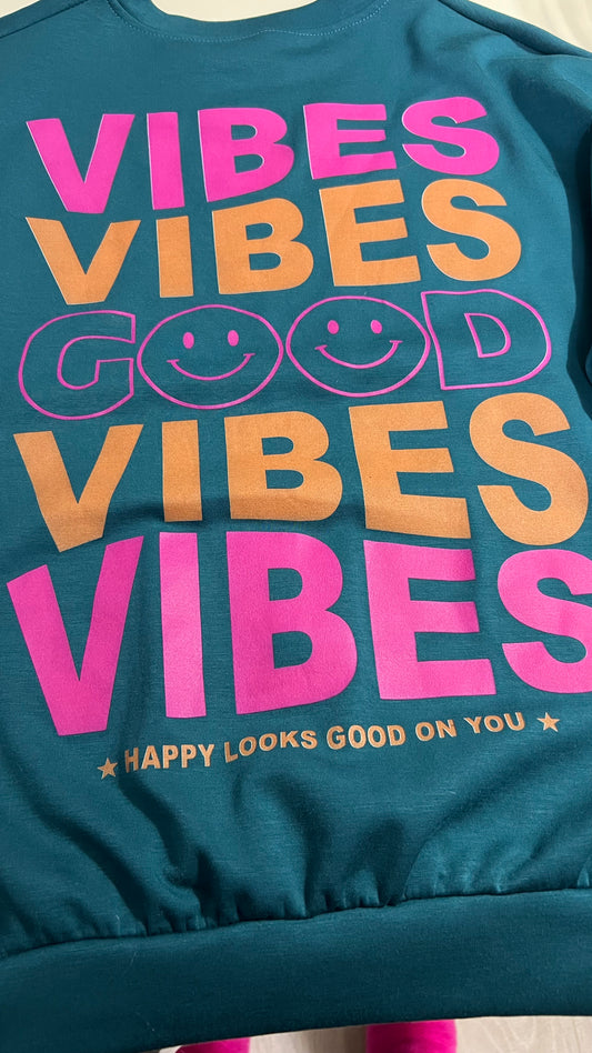 S002 - Sweat-shirt Good Vibes